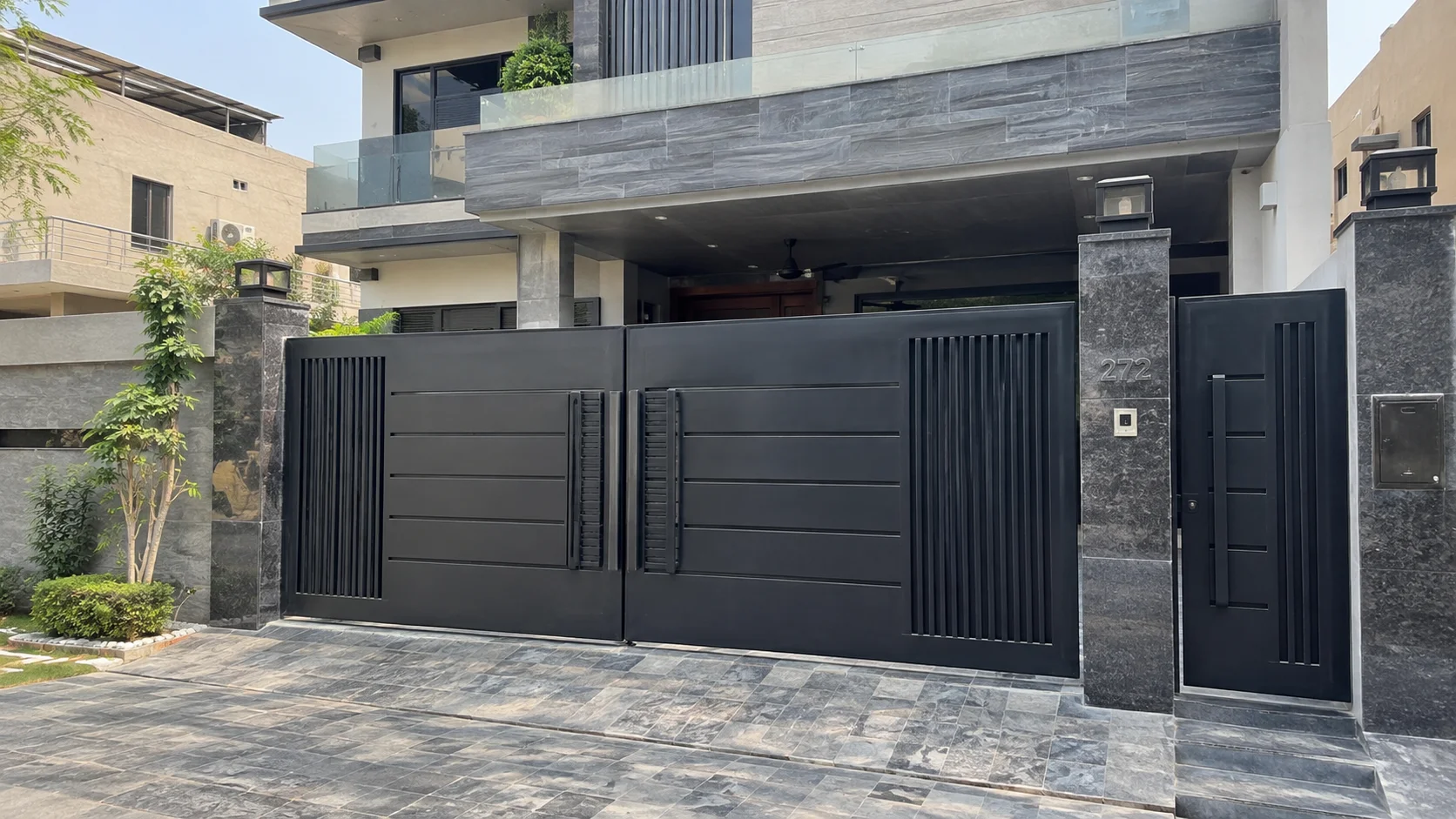 custom iron and steel gates